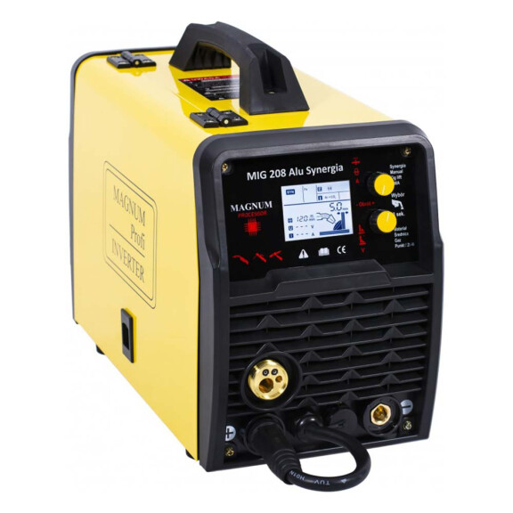Spawarka inwertorowa MIG/MAG Magnum MIG 208 ALU SYNERGIA + MMA/TIG LIFT [230V]