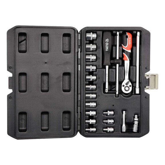 Zestaw narzędzi 1/4" Yato YT-14491 / 20 elementów
