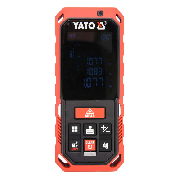 Dalmierz laserowy Yato YT-73127 czerwony (0,2-60m)