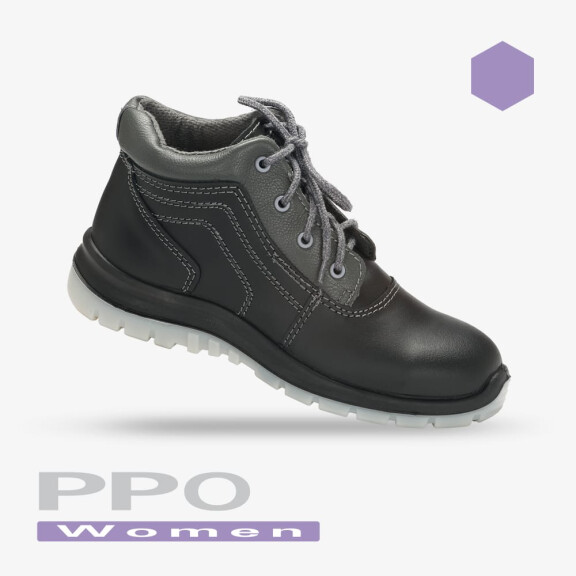 Buty robocze damskie wysokie z blachą trzewiki PPO Women - rozmiar 36