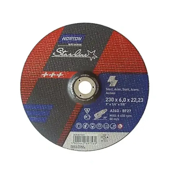 Tarcza do metalu 230x6.0mm Norton STARLINE