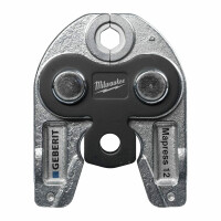 Szczęki zaciskowe 12mm Milwaukee J18-M12 GEBERIT MAPRESS - 4932480885