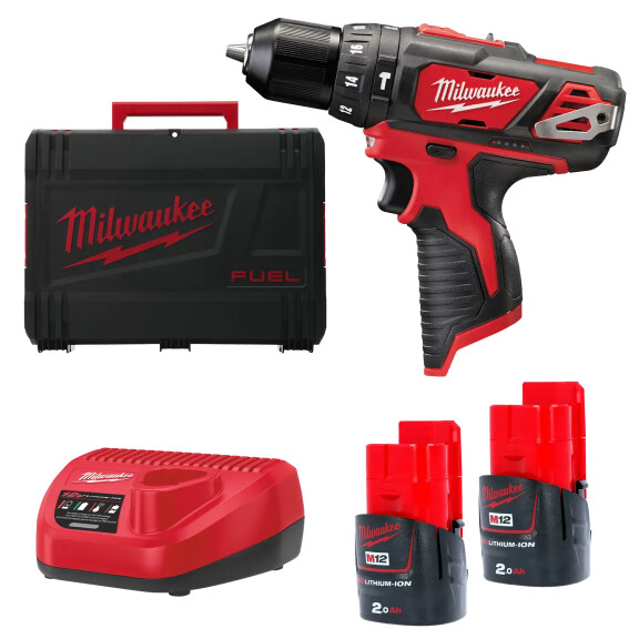 Wiertarko-wkrętarka M12BPD-202X 12V AKU (2x2.0 Ah) - 4933446045