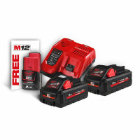 Zestaw ładowarka + 3x akumulator Milwaukee M18 HNRG-302 AKU 18/12V (2x 3.0 + 2.0 Ah) - 4933471071