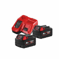 Zestaw ładowarka + 2x akumulator Milwaukee M18 NRG-402 AKU 18V (2x 4.0 Ah) - 4933459215
