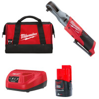 Grzechotka udarowa 3/8" Milwaukee M12 FIR38-201B AKU 12V (1x 2.0Ah) - 4933459798