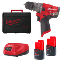 Wiertarko-wkrętarka Milwaukee M12FPDX-202X AKU 12V (2x2.0 Ah) - 4933464136
