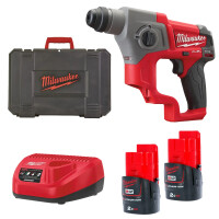 Młotowiertarka SDS-PLUS Milwaukee M12 CH-202C AKU 12V (2x 2.0 Ah) - 4933441997