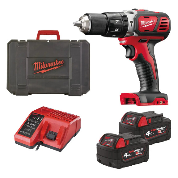 Wiertarko-wkrętarka udarowa Milwaukee M18 BPD-402C AKU 18V (2x 4.0) - 4933443520