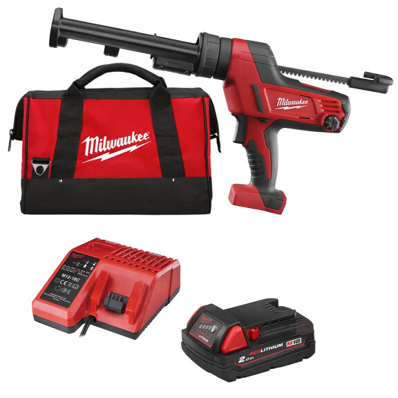 Pistolet do klejenia 310ml Milwaukee C18PCG/310C-201B AKU 18V (2.0 Ah) - 4933441310