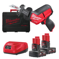 Piła szablasta Milwaukee M12 CHZ-602X AKU 12V (2x 6.0 Ah) - 4933451511