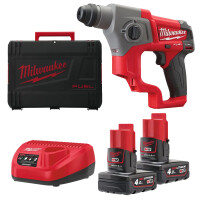 Młotowiertarka SDS-PLUS Milwaukee M12 CH-402X AKU 12V (2x 4.0 Ah) - 4933446049