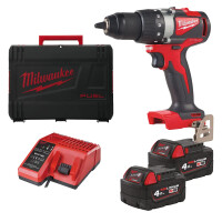 Wiertarko-wkrętarka Milwaukee M18 BLDD2-402X AKU 18V (2x 4.0 Ah) - 4933464559