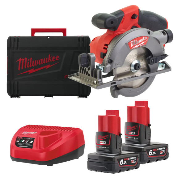 Pilarka tarczowa 140mm Milwaukee M12 CCS44-602X AKU 12V (2x 6.0 Ah) - 4933451512