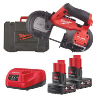 Przecinarka taśmowa Milwaukee M12 FBS64-402C AKU 12V (2x 4.0Ah) - 4933478441