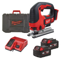 Wyrzynarka Milwaukee M18 BJS-402C AKU 18V (2x 4.0 Ah) - 4933451389
