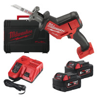 Piła szablasta Milwaukee M18 FHZ-502X AKU 18V (2x 5.0 Ah) - 4933459885