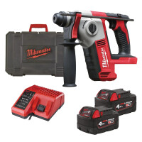 Młotowiertarka SDS-PLUS Milwaukee M18 BH-402C AKU 18V (2x 4.0Ah) - 4933443330