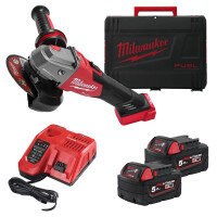 Szlifierka kątowa 125mm Milwaukee M18 FSAG125XB-502X AKU 18V (2x 5.0 Ah) - 4933478430