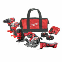 Zestaw narzędzi Milwaukee M18 FPP5K-502B AKU 18V (2x 5.0 Ah) - 4933471209