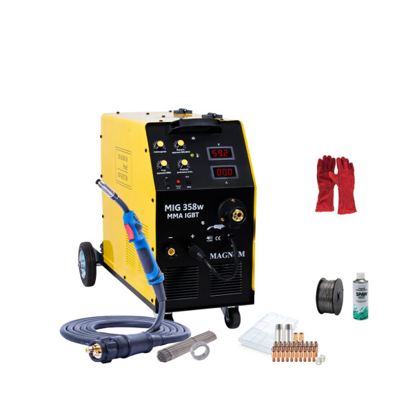 Spawarka inwertorowa MIG/MAG Magnum MIG 358W MMA - zestaw #1