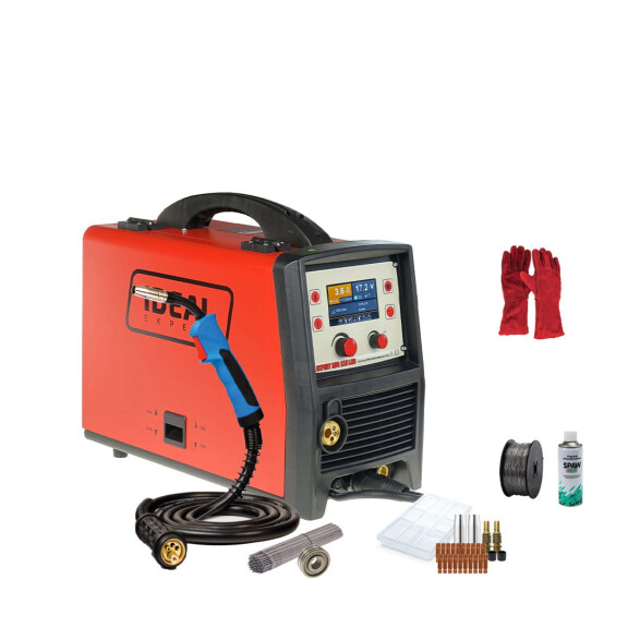 Spawarka inwertorowa MIG/MAG Ideal EXPERT MIG 215 LCD - zestaw #1