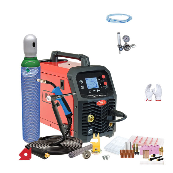 Spawarka inwertorowa MIG/MAG Ideal TECNO MIG 205 LCD - zestaw #7