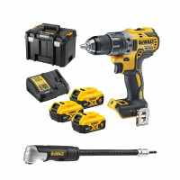 Wkrętarka DeWalt DCD791 AKU 18V (3x 5.0 Ah) + adapter kątowy