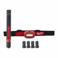 Zestaw latarka czołowa + ręczna Milwaukee HL2IPL-LED - 4933492103