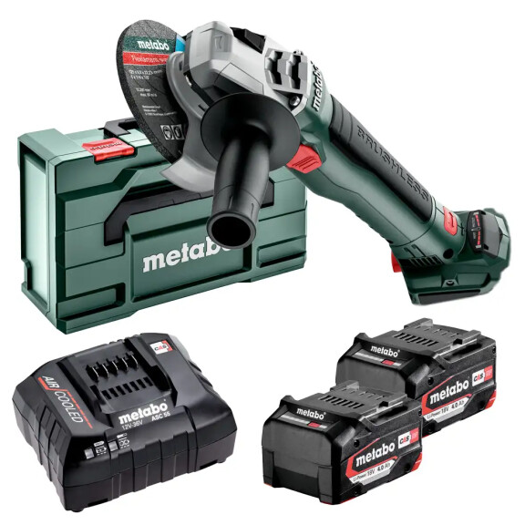 Szlifierka kątowa Metabo W 18 LT BL 11-125 18 V AKU (2x4.0Ah) 613052510