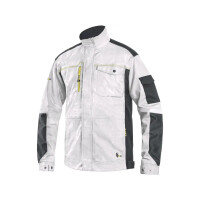 Bluza Canis CXS STRETCH męska biało-szara - 1010-027