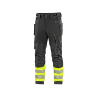 Spodnie CXS NAOS HV czarno-żółte Hi-Vis - 1020-100