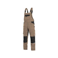 Ogrodniczki Canis CXS STRETCH beżowo-czarne - 1030-027