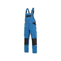 Ogrodniczki Canis CXS STRETCH niebiesko-czarne - 1030-027