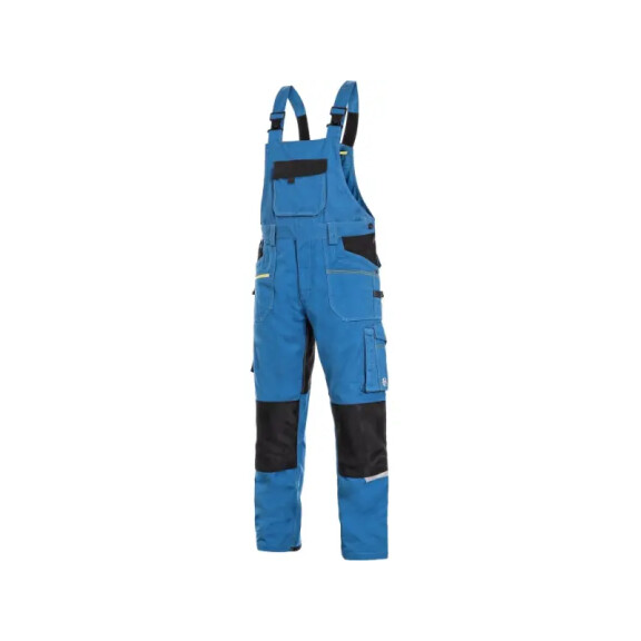 Ogrodniczki Canis CXS STRETCH niebiesko-czarne - 1030-027