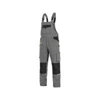 Ogrodniczki Canis CXS STRETCH szaro-czarne - 1030-027