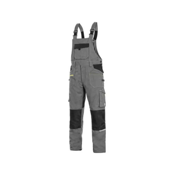 Ogrodniczki Canis CXS STRETCH szaro-czarne - 1030-027