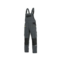Ogrodniczki Canis CXS STRETCH ciemnoszaro-czarne - 1030-027