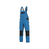 Ogrodniczki Canis CXS STRETCH 170-176cm niebiesko-czarne - 1030-034