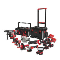 Zestaw elektronarzędzi Milwaukee M18 FPP9A-555T AKU (4x5.0 Ah + 2x5.5 Ah) 4933492524