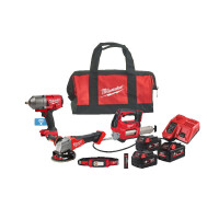 Zestaw elektronarzędzi Milwaukee M18FPP5N-554BEU AKU ( 2x 5.0 Ah + 5.5 Ah) + ( 1x L4 B3) - 4933492526