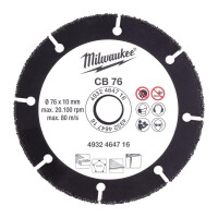 Tarcza tnąca z nasypem z węglika 76mm CB Milwaukee - 4932464716