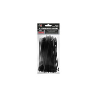 Plastikowa opaska kablowa czarna MA Professional 3,6 x 200mm 100 sztuk - 20-H07
