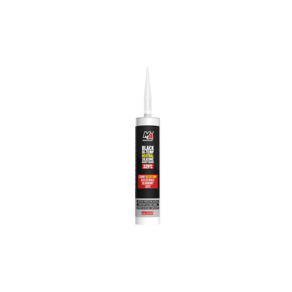 Uszczelniacz Silikonowy Czarny 329°C-290g "bezoctowy" MA PROFESSIONAL - 20-A34