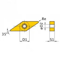 Wkłady wymienne HM ISO RNMG1605MO OPTIMUM - 3441704