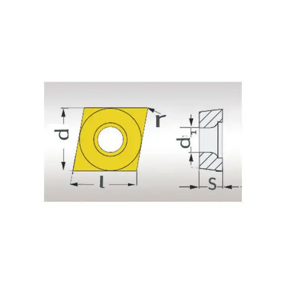 Wkłady wymienne HM ISO TCMT110204 OPTIMUM - 3441163