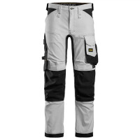 Spodnie robocze biało-czarne stretch AllroundWork SNICKERS 6341
