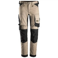 Spodnie robocze beżowo-czarne stretch AllroundWork SNICKERS 6341