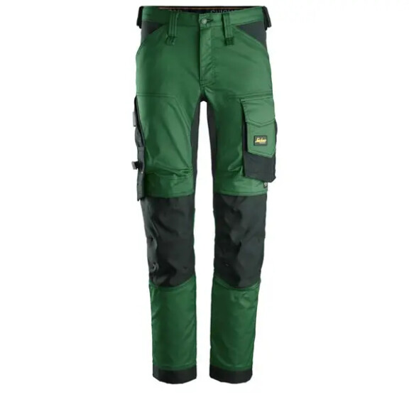 Spodnie robocze zielono-czarne stretch AllroundWork SNICKERS 6341