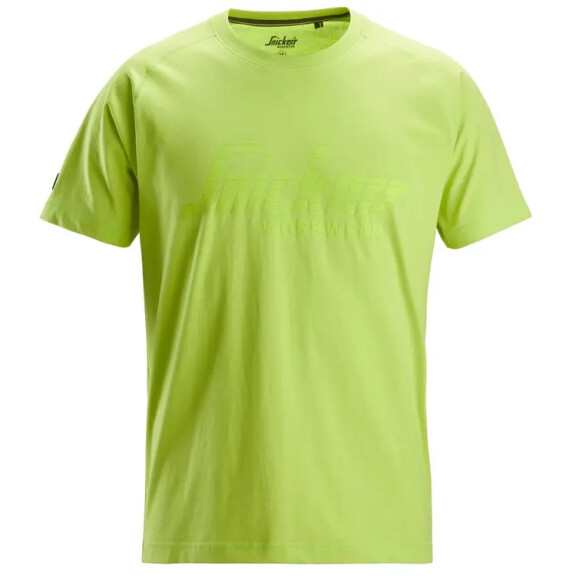 Koszulka T-Shirt z logo SNICKERS Zielony 2590